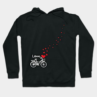 Cute Bicycle Love Sweetest Day Hoodie